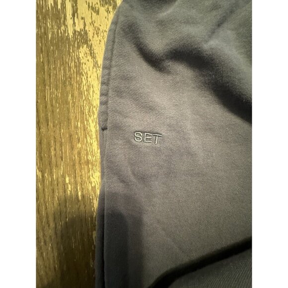 Set Active- Set Sweatpants Jogger Large Gray Heavyweight Women Sweats Drawstring - Picture 7 of 12